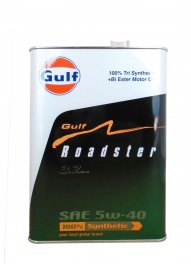 Gulf: Моторное масло Gulf Roadster SAE 5W-40