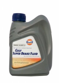 Gulf: Тормозная жидкость Gulf Super Brake Fluid DOT 4